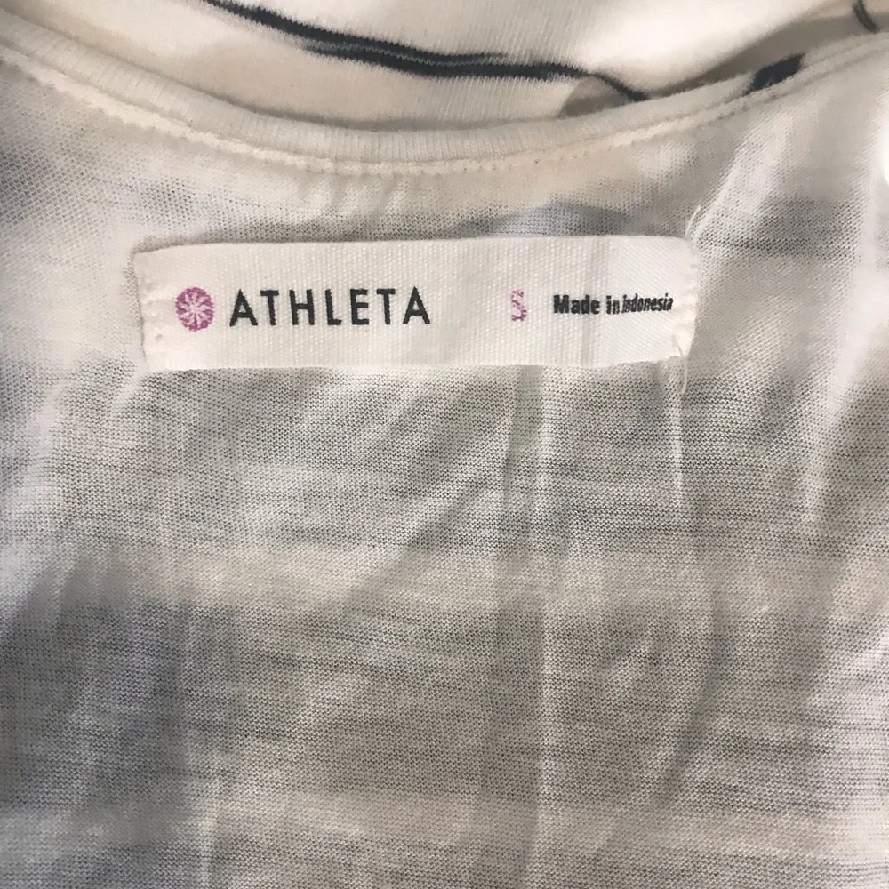 Athleta Stripe Midi Tank Dress Black White Size S - Picture 5 of 6